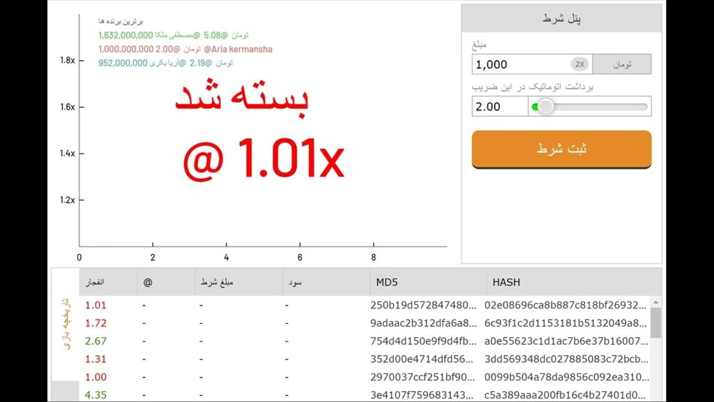 آموزش برنده شدن در بازی انفجار